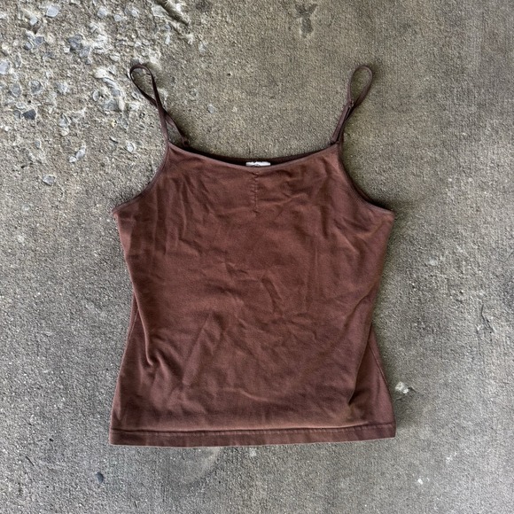 Y2K Brown Cami Kids‎ XL, Fits Women's XS/S - Picture 1 of 2